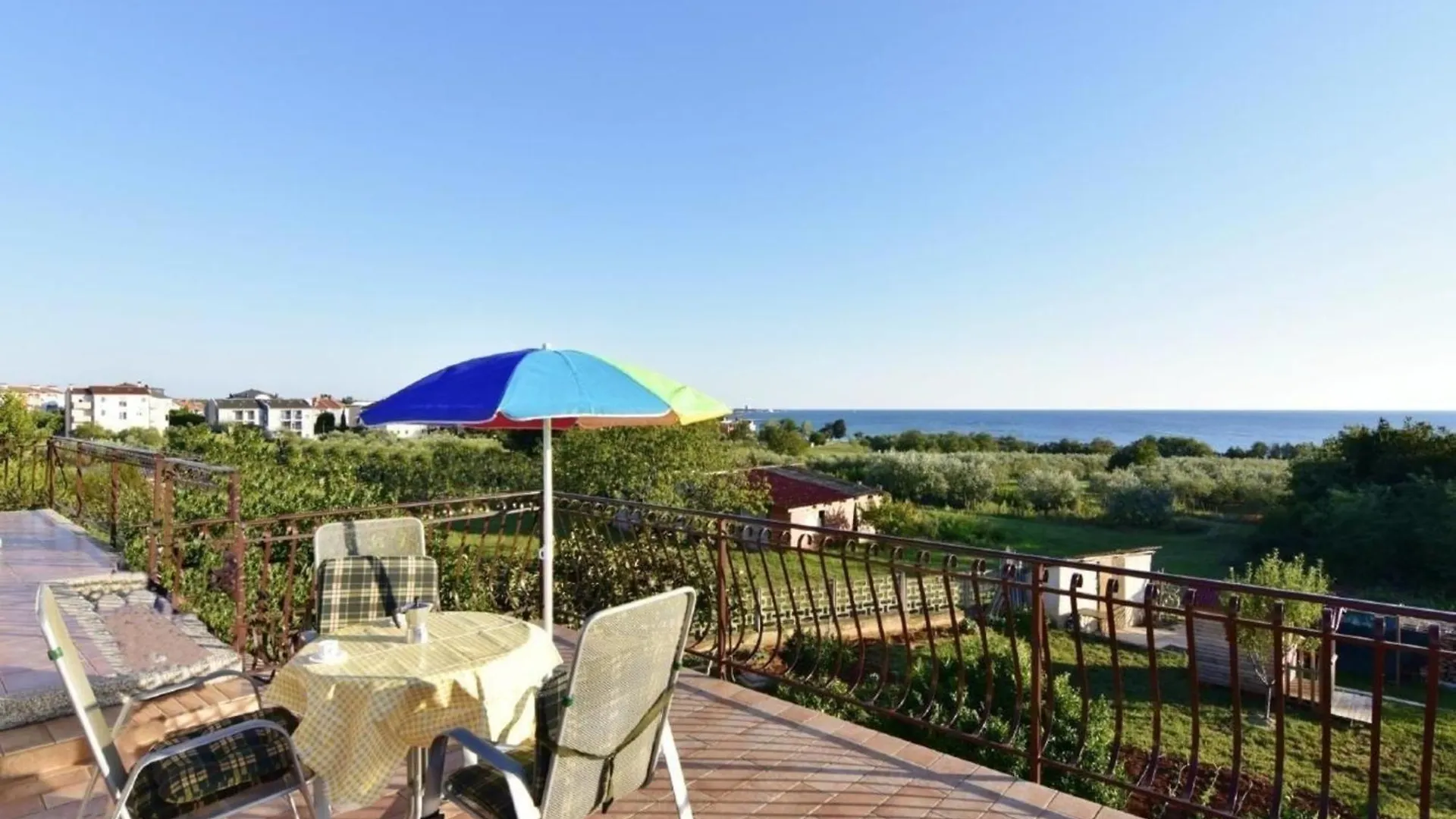 Appartement In Zambratija Mit Grill, Garten Und Terrasse Und Meerblick